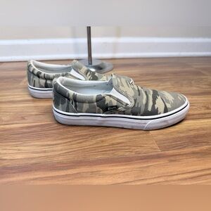 Rival Camo Slip-On Flats for Women - Green Camo